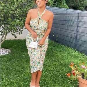 Zara printed dress